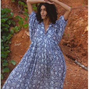 NWT Daughters of India Kyra Midi Dress in Iris